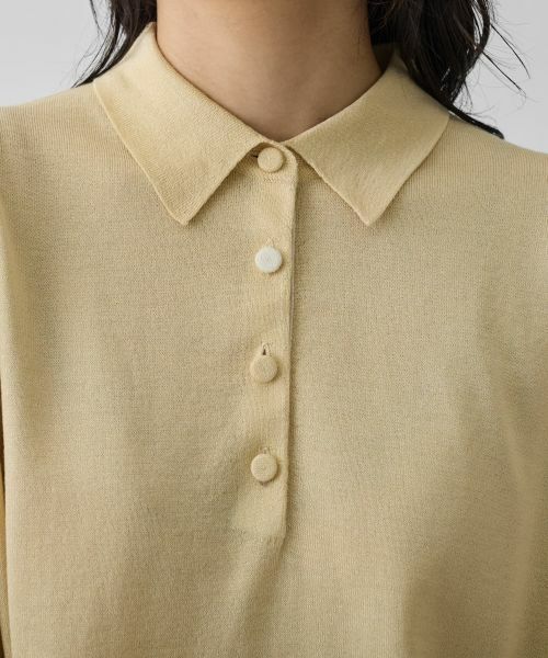 LANVIN COLLECTION / ランバン コレクション ニット・セーター | ポロシャツデザイン プルオーバーニット | 詳細9