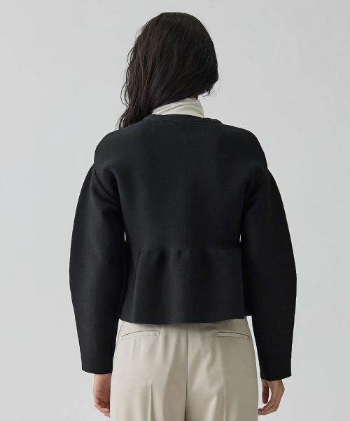 LANVIN COLLECTION / ランバン コレクション テーラードジャケット | 12ゲージミラノリブニットジャケット | 詳細11