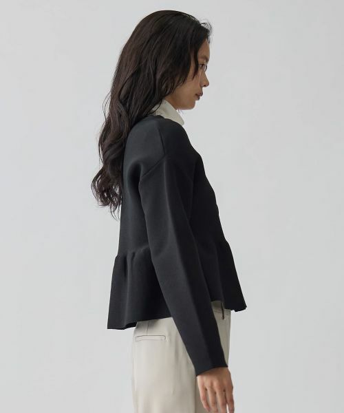 LANVIN COLLECTION / ランバン コレクション テーラードジャケット | 12ゲージミラノリブニットジャケット | 詳細12