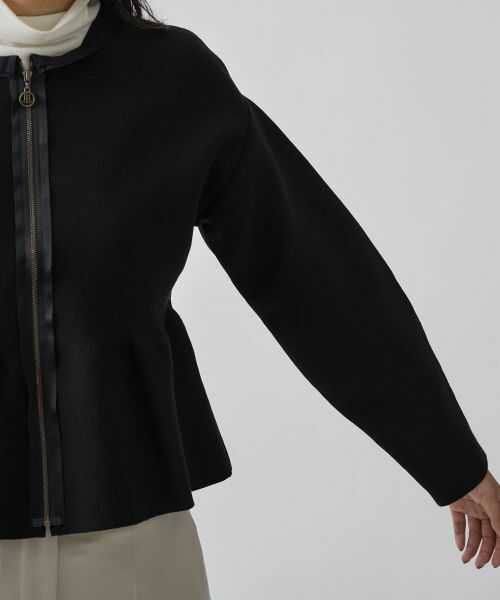 LANVIN COLLECTION / ランバン コレクション テーラードジャケット | 12ゲージミラノリブニットジャケット | 詳細14