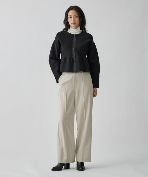 LANVIN COLLECTION / ランバン コレクション テーラードジャケット | 12ゲージミラノリブニットジャケット | 詳細16