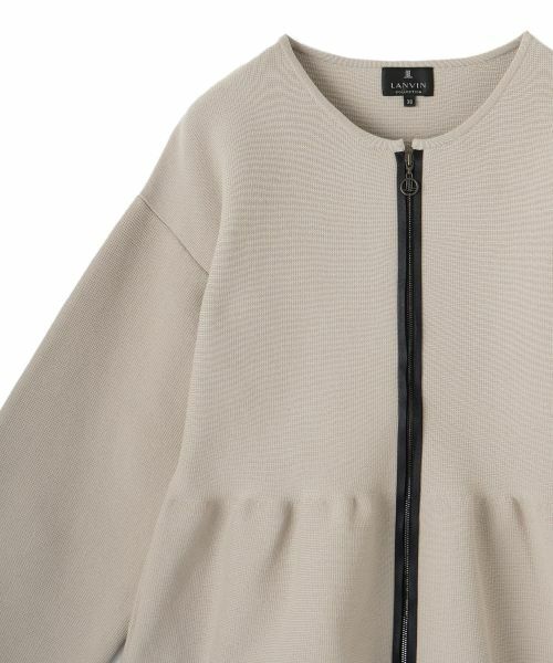 LANVIN COLLECTION / ランバン コレクション テーラードジャケット | 12ゲージミラノリブニットジャケット | 詳細18