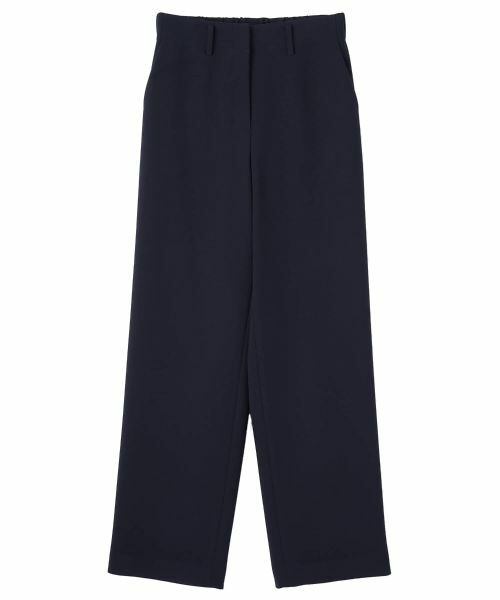 LANVIN COLLECTION / ランバン コレクション その他パンツ | ストレッチストレートパンツ(ネイビー)