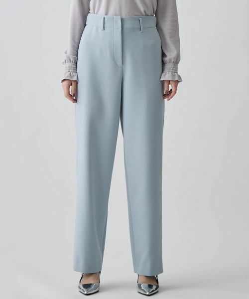 LANVIN COLLECTION / ランバン コレクション その他パンツ | ストレッチストレートパンツ | 詳細4