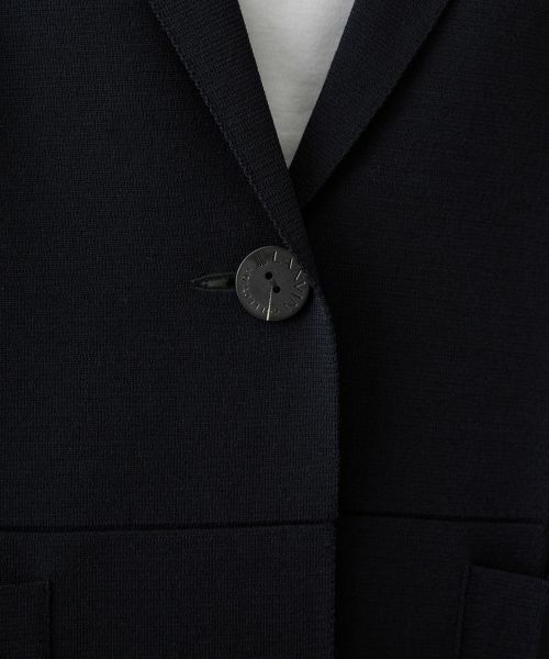 LANVIN COLLECTION / ランバン コレクション テーラードジャケット | ミラノリブニットジャケット | 詳細14