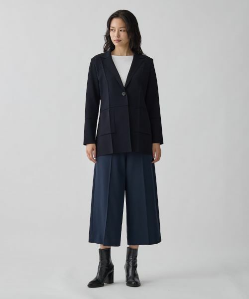 LANVIN COLLECTION / ランバン コレクション テーラードジャケット | ミラノリブニットジャケット | 詳細16