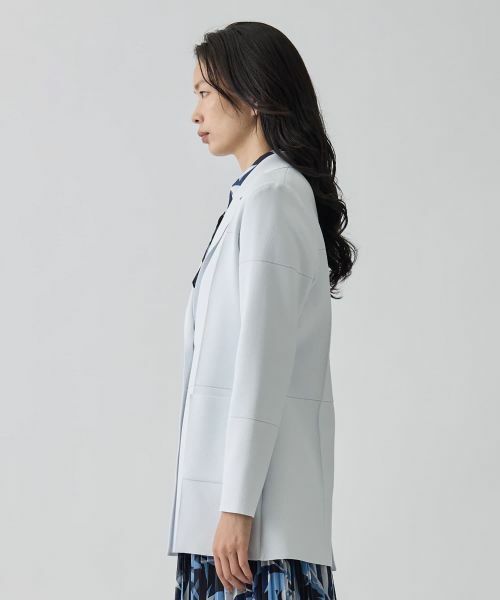 LANVIN COLLECTION / ランバン コレクション テーラードジャケット | ミラノリブニットジャケット | 詳細2