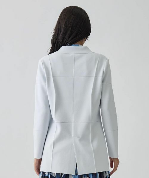 LANVIN COLLECTION / ランバン コレクション テーラードジャケット | ミラノリブニットジャケット | 詳細3