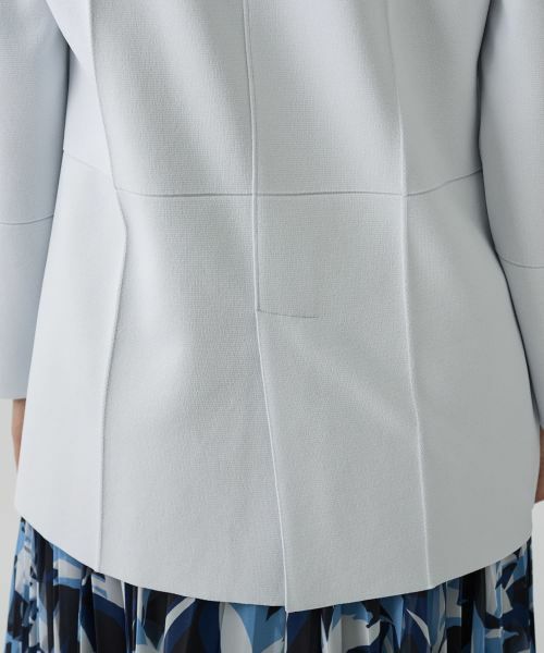 LANVIN COLLECTION / ランバン コレクション テーラードジャケット | ミラノリブニットジャケット | 詳細6