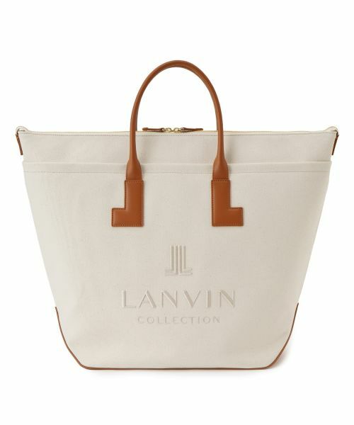 LANVIN COLLECTION / ランバン コレクション その他小物 | トラベルトートバッグ（オフホワイト）