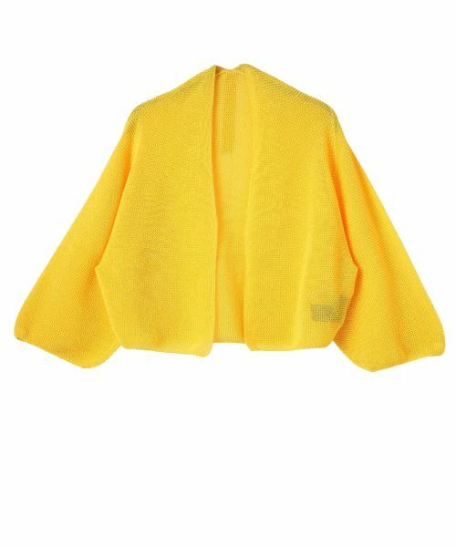 LANVIN COLLECTION / ランバン コレクション その他小物 | ホールガーメントボレロ（イエロー）