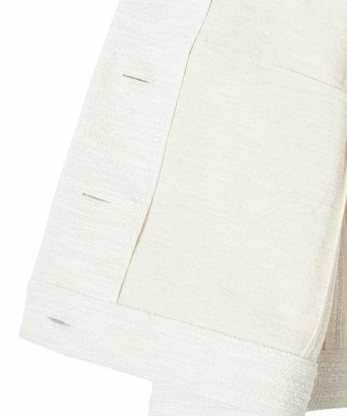 LANVIN COLLECTION / ランバン コレクション テーラードジャケット | ストレッチツイードノ—カラージャケット | 詳細15