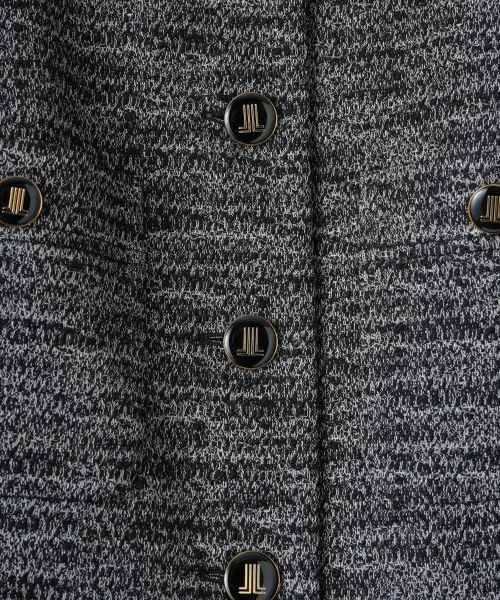 LANVIN COLLECTION / ランバン コレクション テーラードジャケット | ストレッチツイードノ—カラージャケット | 詳細17