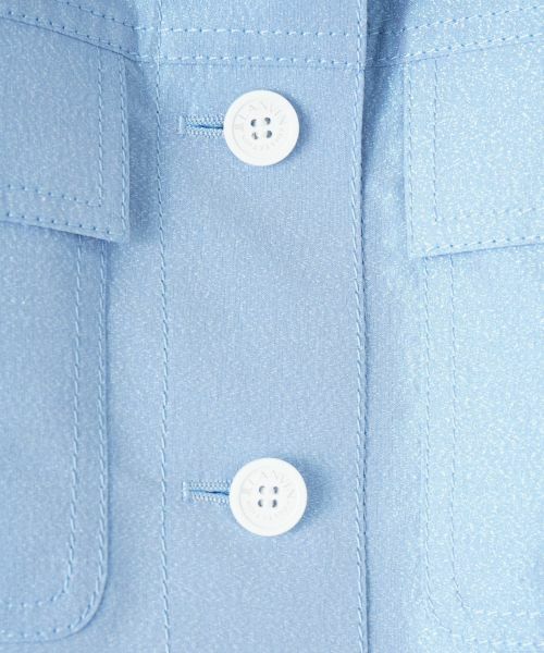 LANVIN COLLECTION / ランバン コレクション テーラードジャケット | シルクメタルクロスジャケット | 詳細16