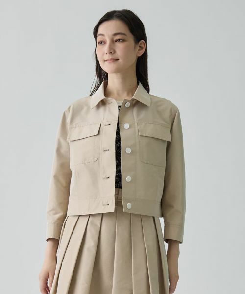 LANVIN COLLECTION / ランバン コレクション テーラードジャケット | シルクメタルクロスジャケット | 詳細7