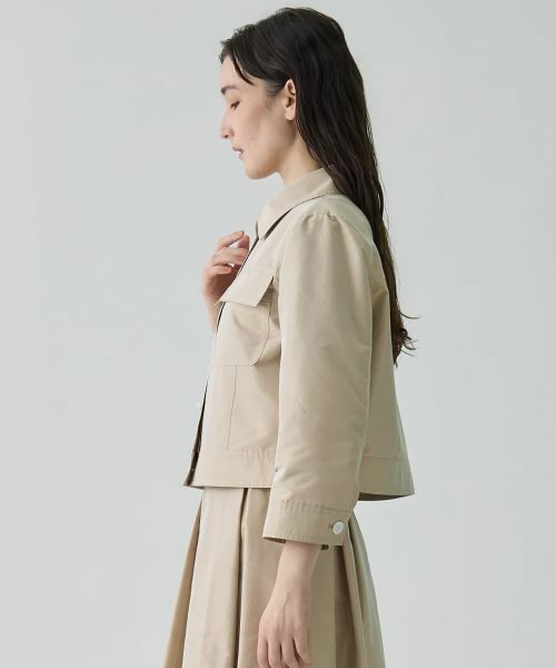 LANVIN COLLECTION / ランバン コレクション テーラードジャケット | シルクメタルクロスジャケット | 詳細8