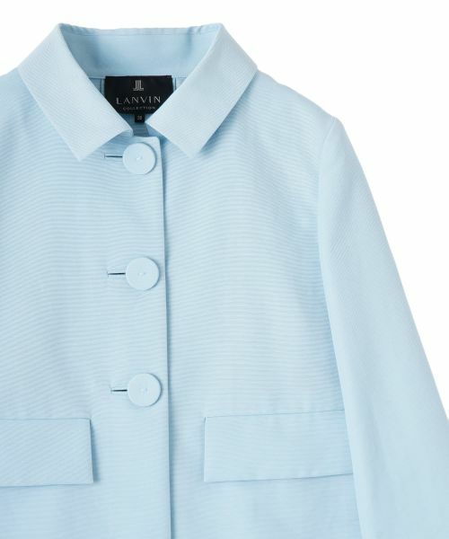 LANVIN COLLECTION / ランバン コレクション テーラードジャケット | グログラン後染ジャケット | 詳細9