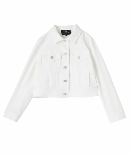 LANVIN COLLECTION / ランバン コレクション テーラードジャケット | デニムジャケット（ホワイト）