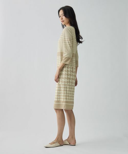 LANVIN COLLECTION / ランバン コレクション ドレス | 千鳥柄ワンピース | 詳細2