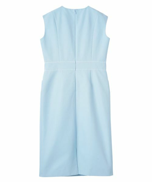 LANVIN COLLECTION / ランバン コレクション ドレス | グログラン後染ワンピース | 詳細5