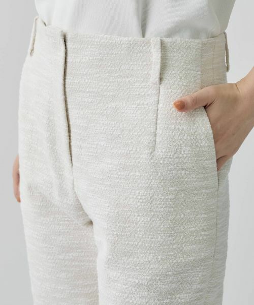 LANVIN COLLECTION / ランバン コレクション その他パンツ | ストレッチツイードパンツ | 詳細4