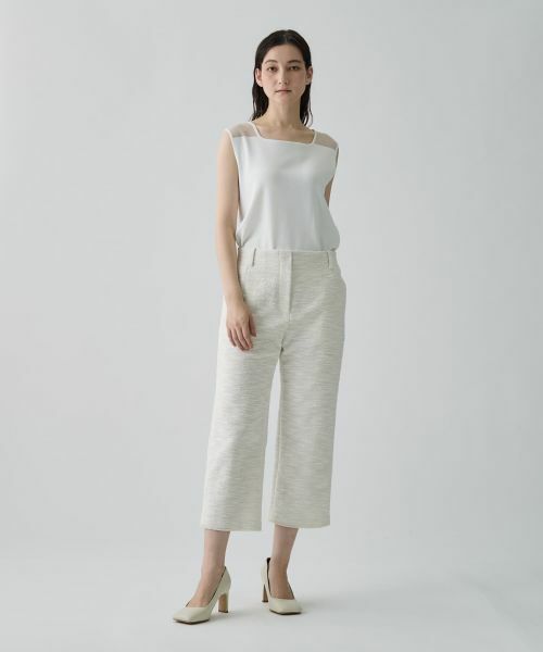 LANVIN COLLECTION / ランバン コレクション その他パンツ | ストレッチツイードパンツ | 詳細5