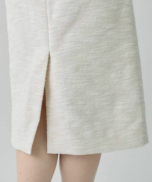 LANVIN COLLECTION / ランバン コレクション ロング・マキシ丈スカート | ブッチャーストレッチツイードスカート | 詳細4