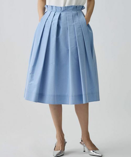 LANVIN COLLECTION / ランバン コレクション ロング・マキシ丈スカート | シルクメタルクロススカート | 詳細1