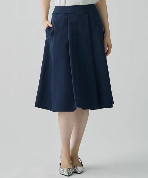 LANVIN COLLECTION / ランバン コレクション ロング・マキシ丈スカート | グログラン後染スカート | 詳細1