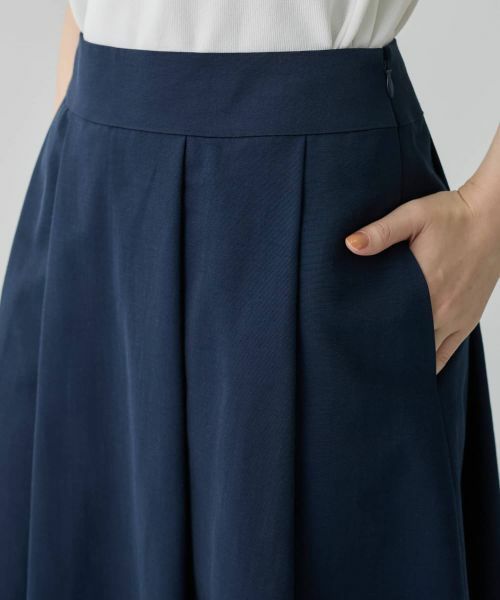 LANVIN COLLECTION / ランバン コレクション ロング・マキシ丈スカート | グログラン後染スカート | 詳細4