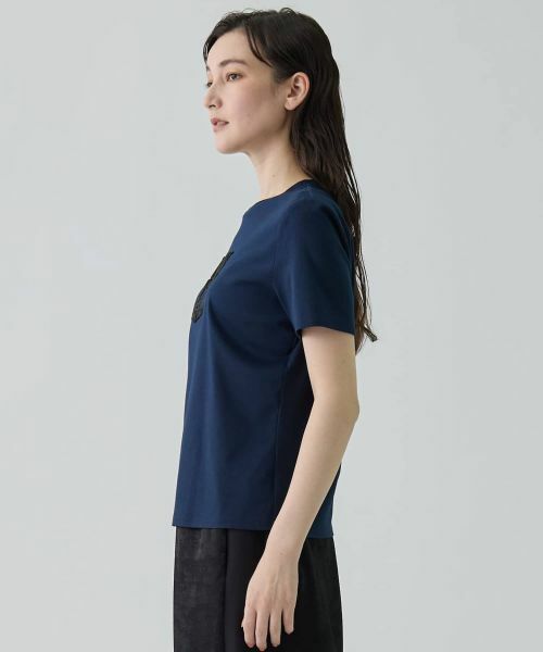 LANVIN COLLECTION / ランバン コレクション カットソー | 刺繍デザインカットソー | 詳細12