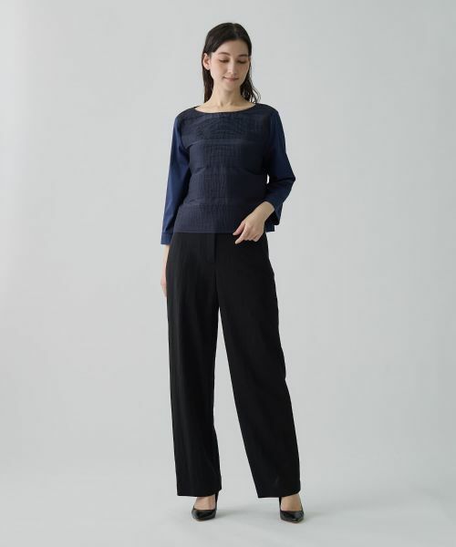 LANVIN COLLECTION / ランバン コレクション カットソー | アルビニスタスムースロイヤルクールカットソー | 詳細11