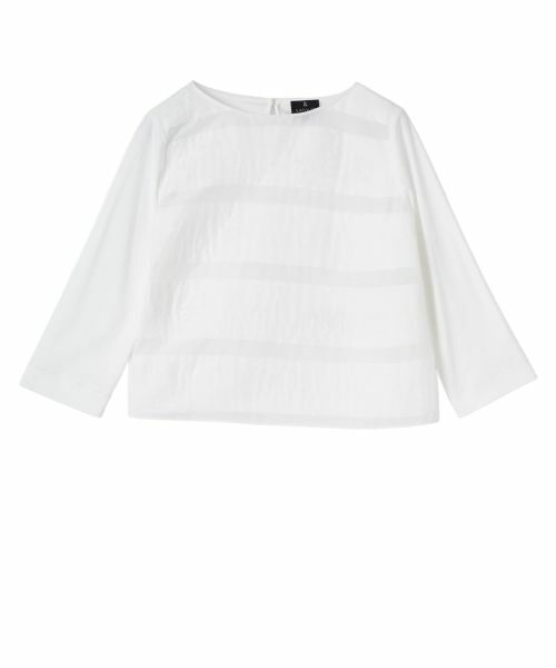 LANVIN COLLECTION / ランバン コレクション カットソー | アルビニスタスムースロイヤルクールカットソー（ホワイト）