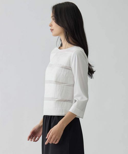 LANVIN COLLECTION / ランバン コレクション カットソー | アルビニスタスムースロイヤルクールカットソー | 詳細2