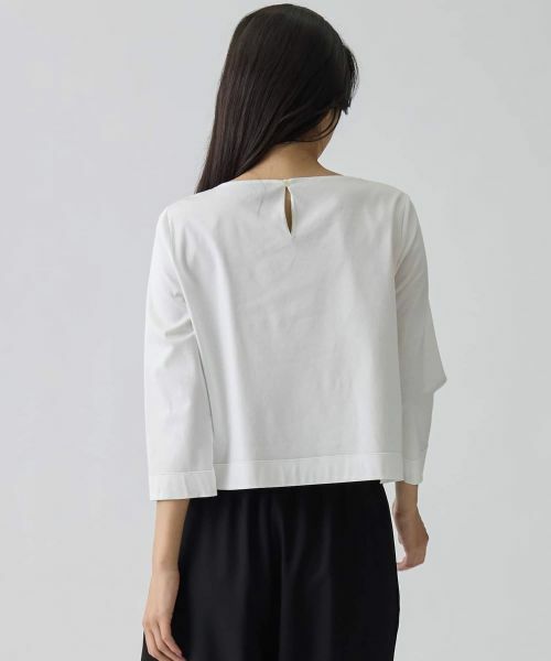 LANVIN COLLECTION / ランバン コレクション カットソー | アルビニスタスムースロイヤルクールカットソー | 詳細3