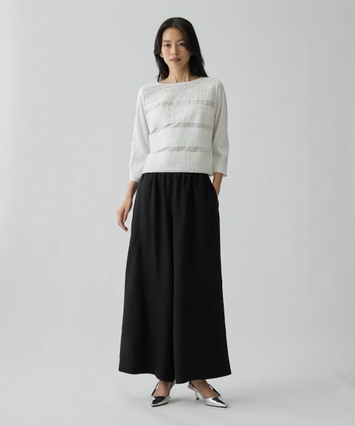 LANVIN COLLECTION / ランバン コレクション カットソー | アルビニスタスムースロイヤルクールカットソー | 詳細5