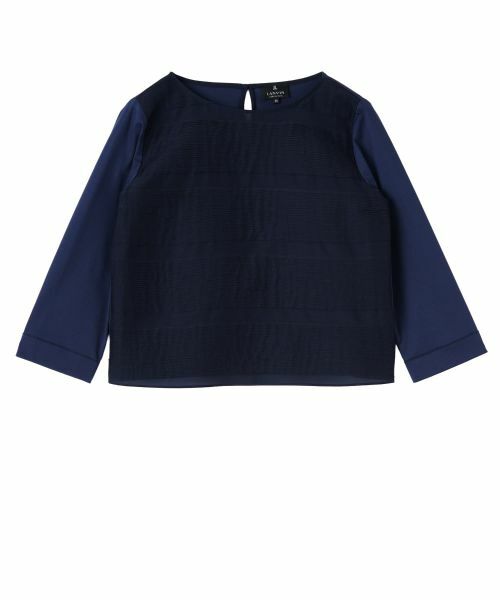 LANVIN COLLECTION / ランバン コレクション カットソー | アルビニスタスムースロイヤルクールカットソー（ネイビー）