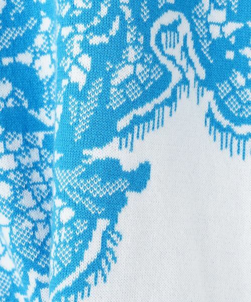 LANVIN COLLECTION / ランバン コレクション ニット・セーター | 18ゲージ袋ジャカードレース柄ニット | 詳細15