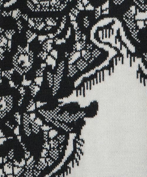 LANVIN COLLECTION / ランバン コレクション ニット・セーター | 18ゲージ袋ジャカードレース柄ニット | 詳細16