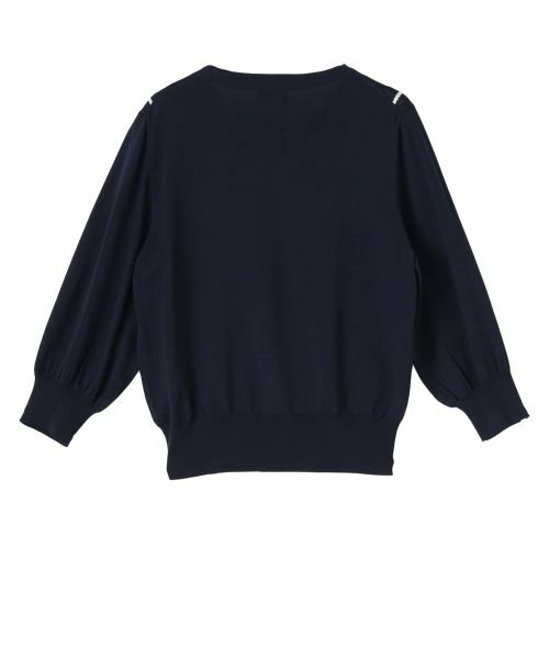 LANVIN COLLECTION / ランバン コレクション ニット・セーター | 16ゲージインターシャニット | 詳細1