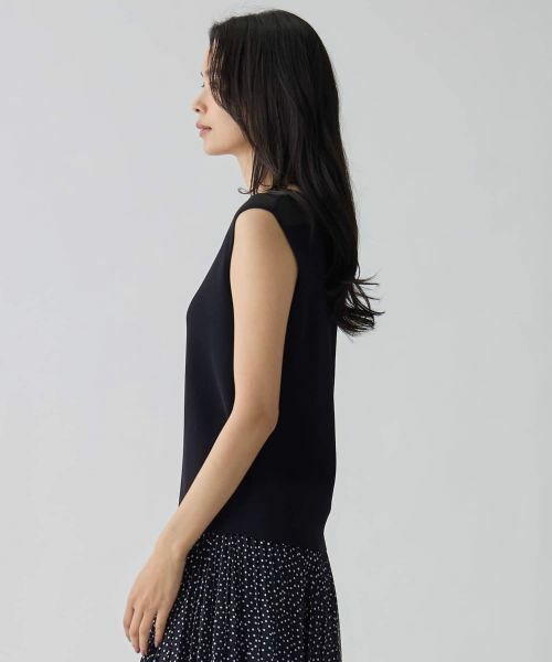 LANVIN COLLECTION / ランバン コレクション ニット・セーター | シースルー切り替えニット | 詳細7