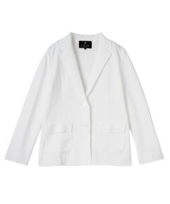 LANVIN COLLECTION / ランバン コレクション テーラードジャケット | サーブルストレッチミラノリブニットジャケット