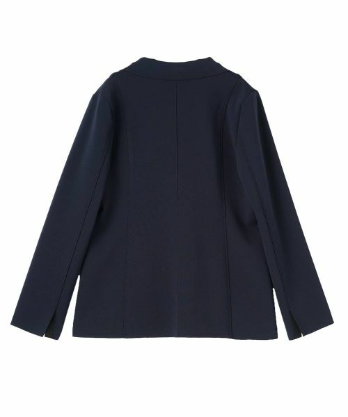 LANVIN COLLECTION / ランバン コレクション テーラードジャケット | サーブルストレッチミラノリブニットジャケット | 詳細11