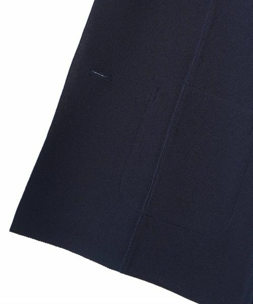 LANVIN COLLECTION / ランバン コレクション テーラードジャケット | サーブルストレッチミラノリブニットジャケット | 詳細13