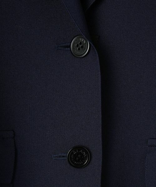 LANVIN COLLECTION / ランバン コレクション テーラードジャケット | サーブルストレッチミラノリブニットジャケット | 詳細15