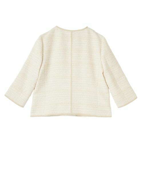 LANVIN COLLECTION / ランバン コレクション テーラードジャケット | ファンシーツイードジャケット | 詳細2