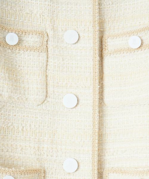 LANVIN COLLECTION / ランバン コレクション テーラードジャケット | ファンシーツイードジャケット | 詳細5