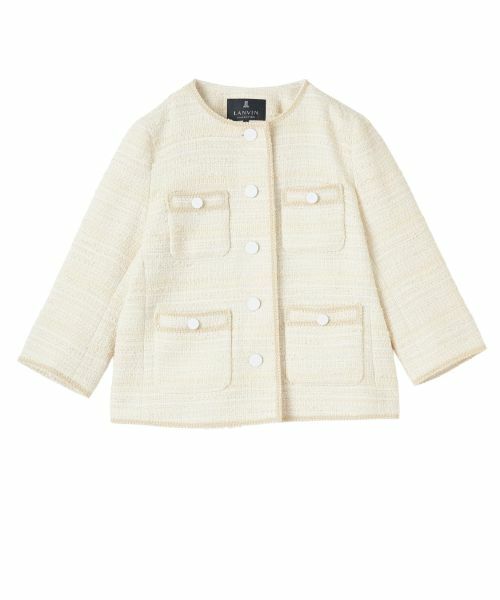 LANVIN COLLECTION / ランバン コレクション テーラードジャケット | ファンシーツイードジャケット（ベージュ系その他）