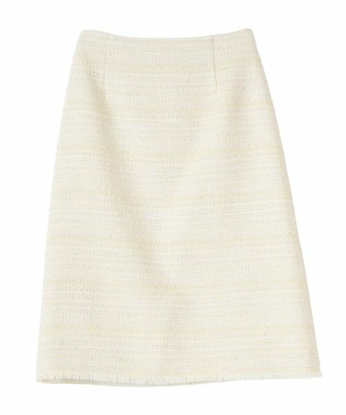 LANVIN COLLECTION / ランバン コレクション ロング・マキシ丈スカート | ファンシーツイードスカート（ベージュ系その他）