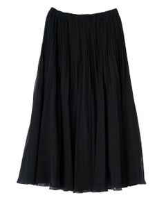 LANVIN COLLECTION / ランバン コレクション ロング・マキシ丈スカート | シフォンプリーツスカート